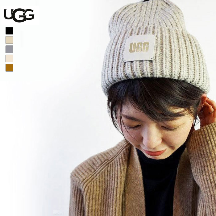 UGG（アグ） 並行輸入品 ニットキャップ レディース UGG W CHUNKY RIB