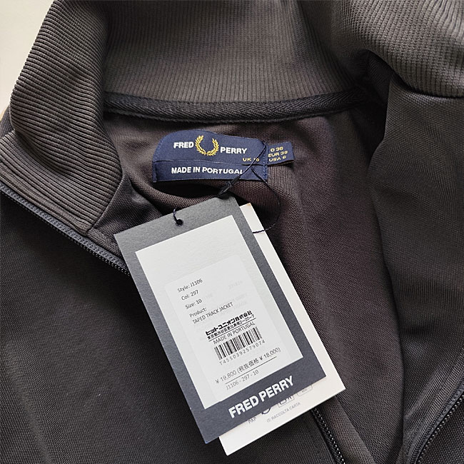 フレッドペリー FRED PERRY ジャケット ジャージ Taped Track Jacket