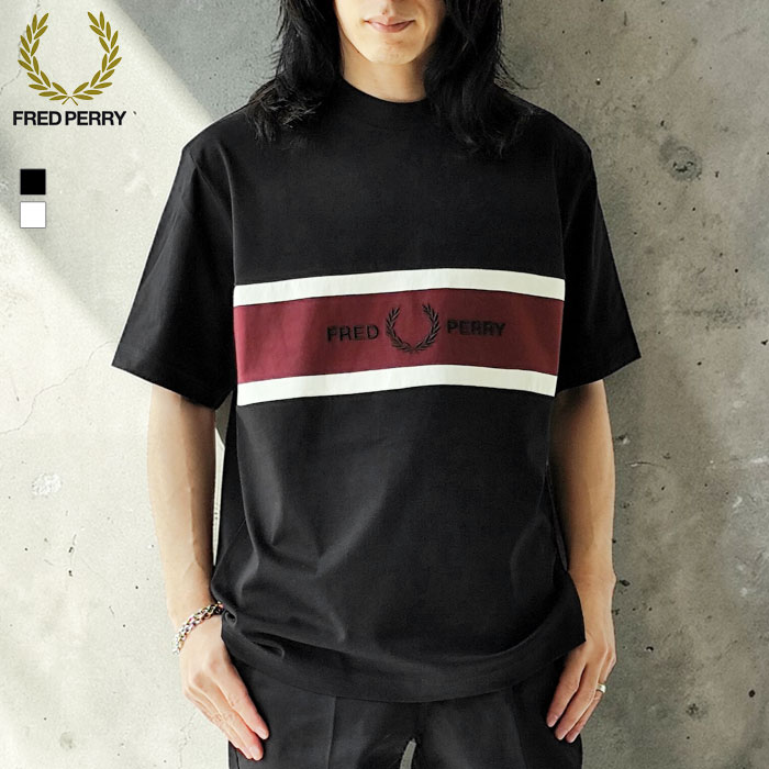 FRED PERRY（フレッドペリー） FRED PERRY Tシャツ パネルTシャツ
