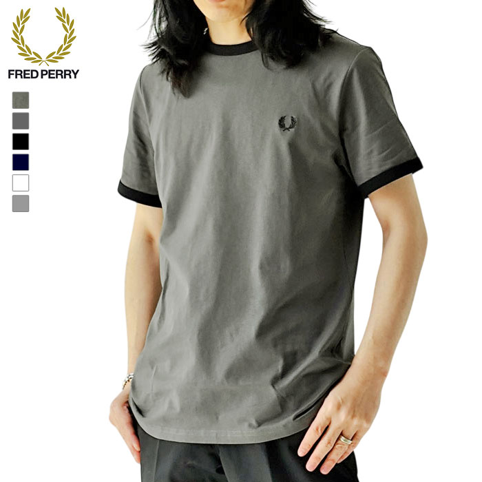FRED PERRY（フレッドペリー） Tシャツ M3519 リンガーTシャツ メンズ