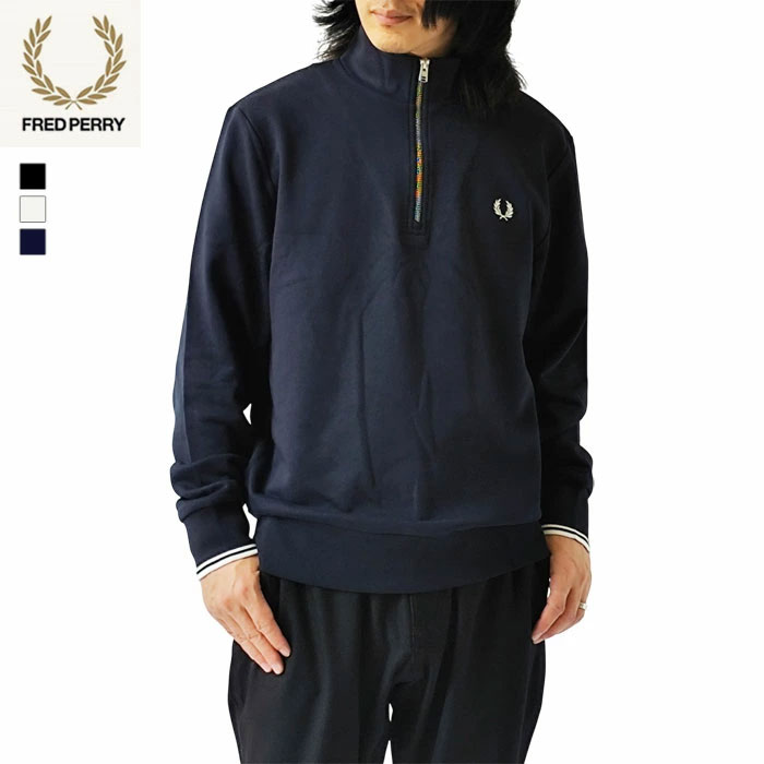 Fred Perry ブラック ジップアップジャージ FRED PERRY ジャージ 「SHIPS別注」FRED PERRY:トラック