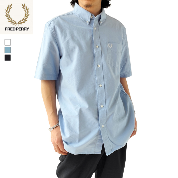 FRED PERRY フレッドペリー シャツ メンズ Oxford Short Sleeve