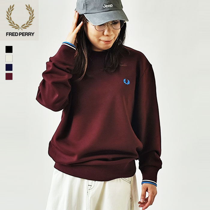 フレッドペリー　ショート丈　トップス　トレーナー FRED PERRY トレーナー スウェット 「WEB先行予約」「FRED PERRY