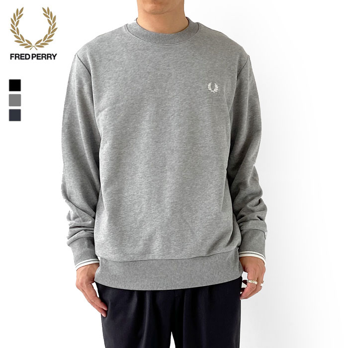 フレッドペリー スウェット トレーナー メンズ レディース FRED PERRY クルーネック 長袖 スウェットシャツ M7535 (クーポン対象外)