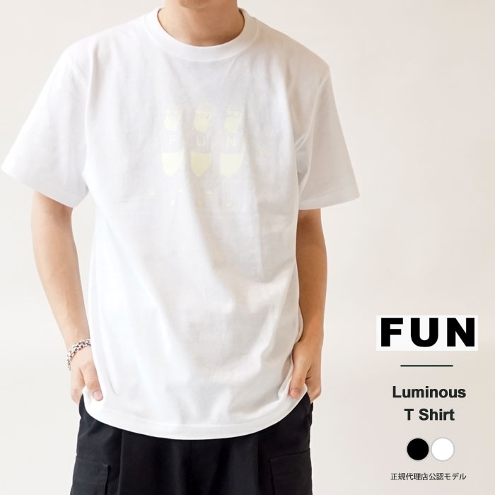 ファン Tシャツ メンズ FUN modem design Luminous FUN F-23100...