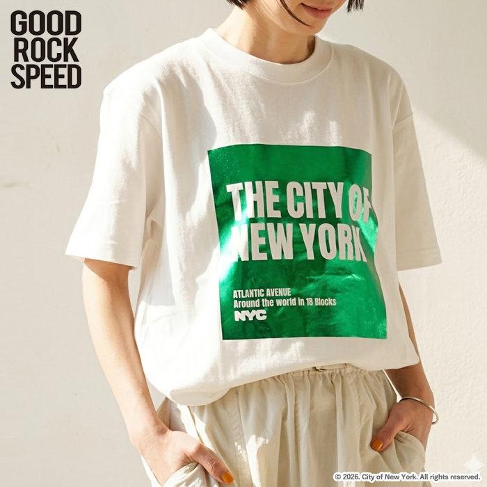 hara　AP STUDIO GOOD ROCK SPEED カットソー GOOD ROCK SPEED / グッドロックスピード】別注graphic T sh(スミクロ