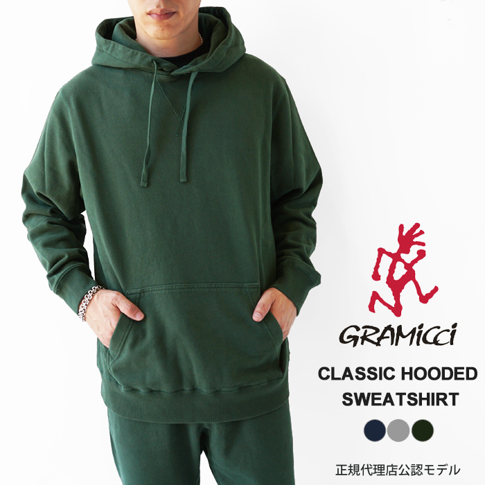 グラミチ パーカー メンズ GRAMICCI CLASSIC HOODED SWEATSHIRT クラシック シャツ G3FU-J048 裏起毛≪★返品交換対象外≫｜j-piaplus｜03