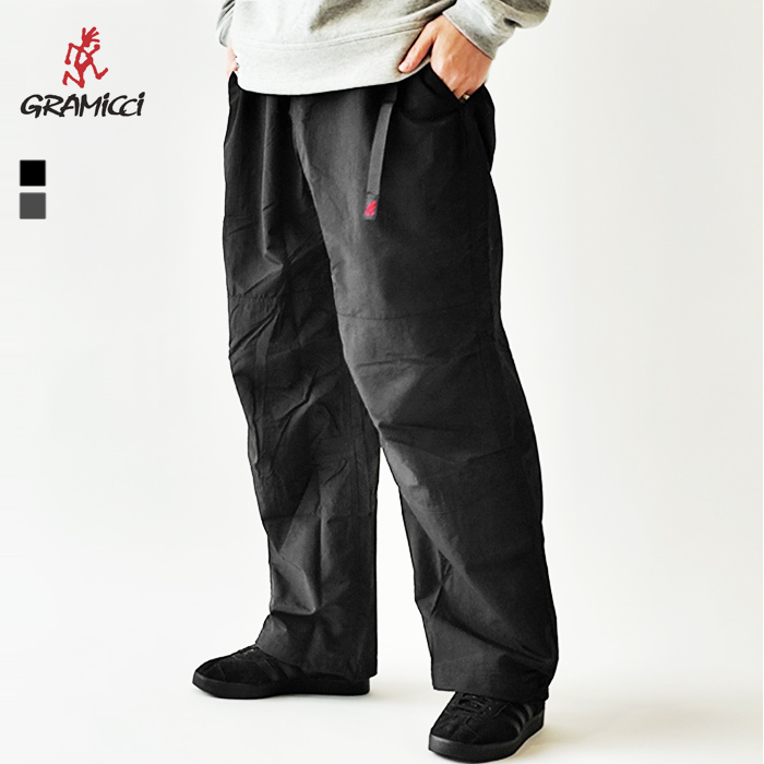 （新品未使用)GRAMICCI◆GMP2-F1073/ボトム/M/ブラック Gramicci（グラミチ） ナイロン パンツ NYLON PANELED TREK PANT