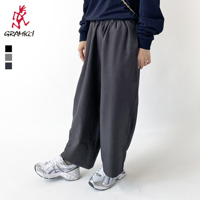 グラミチ パンツ レディース GRAMICCI WOOL LIKE BALLOON PANT ウールライク バルーンパンツ GLP4-FJP17  ワイドパンツ クロップド丈 ゆったり