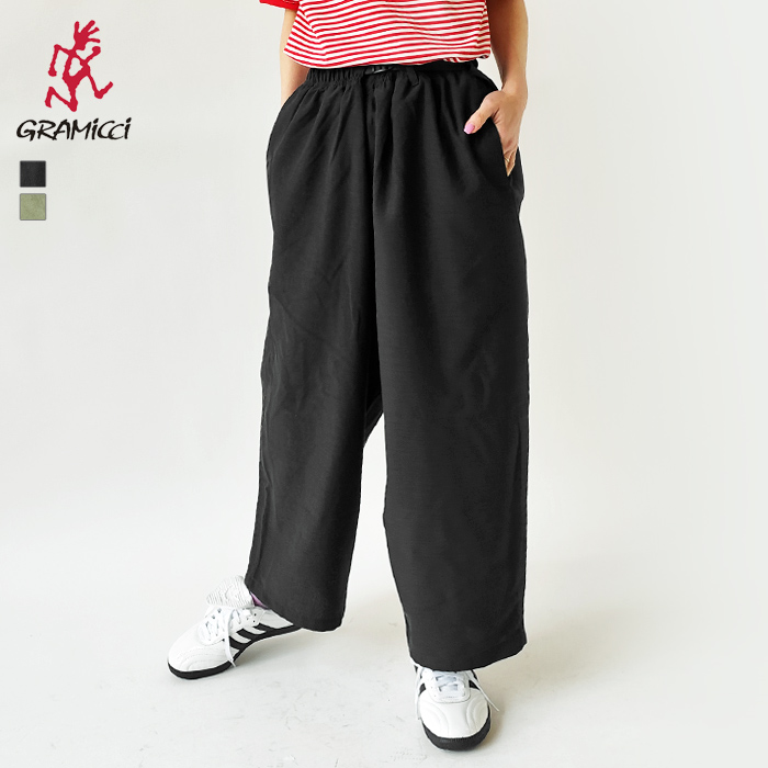 (ノベルティ対象)グラミチ パンツ レディース GRAMICCI LINEN BLEND BALLOON PANT リネン ブレンド バルーンパンツ GLP5-SJP14 ワイドパンツ  ガウチョパンツ | GRAMICCI | 01