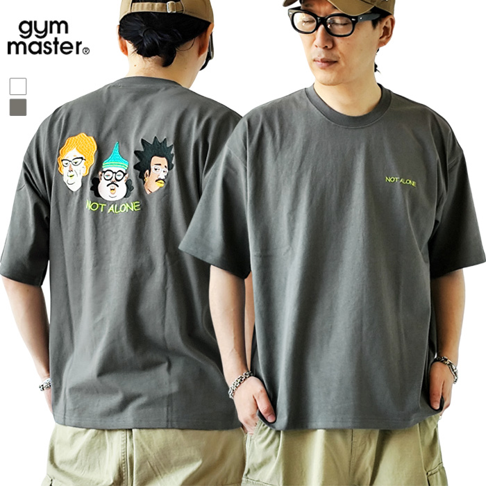 gym master（ジムマスター） gym master Tシャツ 7.4oz NOT ALONE 刺繍