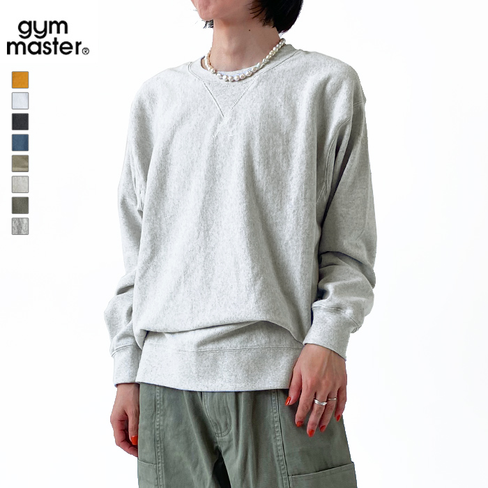 ジムマスター Tシャツ レディース gym master 10.4oz プレミアムヘビーウェイト クルーネック G802301 長袖 ロンT 両Vガゼット 厚手 無地