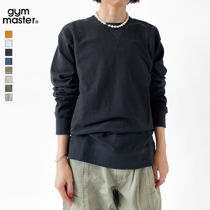 ジムマスター Tシャツ レディース gym master 10.4oz プレミアムヘビーウェイト クルーネック G802301 長袖 ロンT 両Vガゼット 厚手 無地