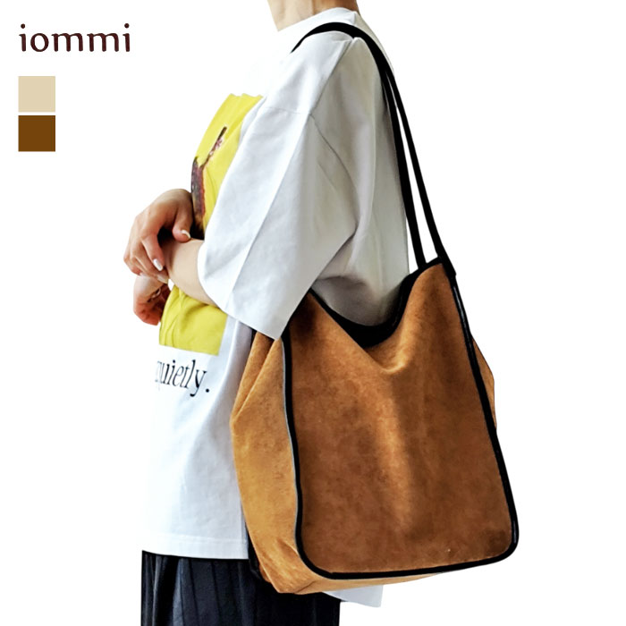 IOMMI イオミ バッグ トートバッグ レディース フェイクスエード A4