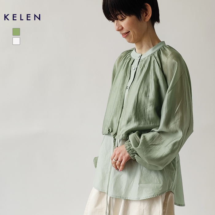Kelen ケレン ブラウス トップス レディース KELEN CAELA シアー