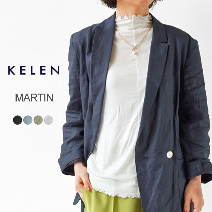 tシャツ 「KELEN / ケレン」サイドドット釦フーディ レディース 40%OFF】kelen ケレン コットン アシンメトリー フラップ