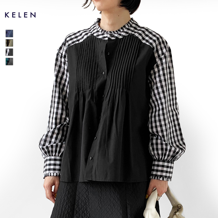 Kelen（ケレン） シャツ トップス レディース KELEN MINIL PIN TUCK