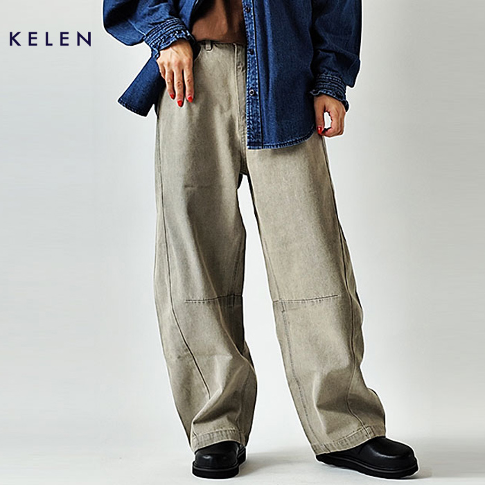 Kelen（ケレン） デニム パンツ CURVE DESIGN COLOR DENIM HEDY カーブ