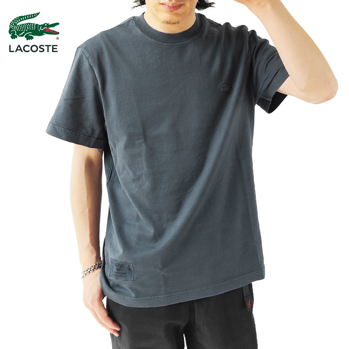 LACOSTE（ラコステ） Tシャツ メンズ ウォッシュエフェクトTシャツ