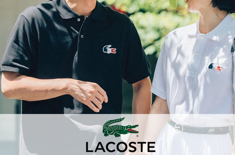 LACOSTE ミニポーチ 試着のみ新品 ラコステ