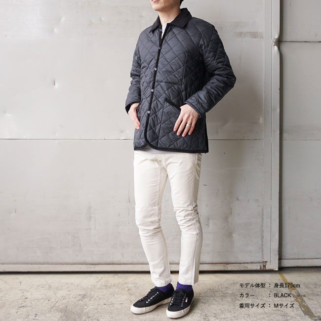 (正規販売店) ラベンハム キルティング ジャケット メンズ LAVENHAM RAYDON MENS RC レイドン ショート丈 コート キルト 中綿 アウター SLJ1053｜j-piaplus｜02