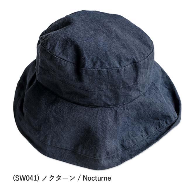 Lino e Lina リネン 帽子 ハット リーノエリーナ マノン 麻100