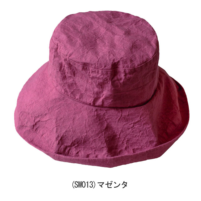 Lino e Lina リネン 帽子 ハット リーノエリーナ マノン 麻100