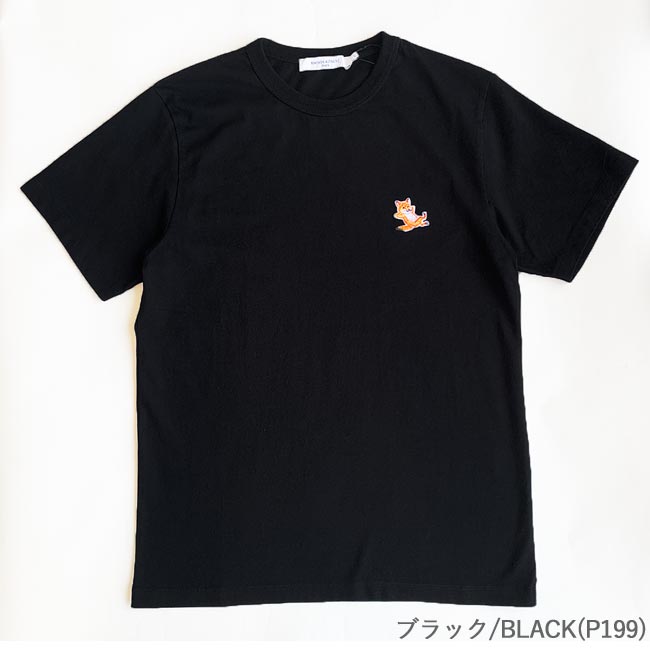MAISON KITSUNE メゾンキツネ Tシャツ レディース メンズ クルーネック ...