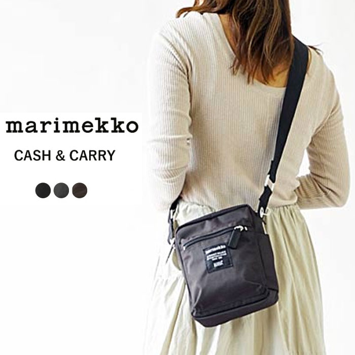 marimekko マリメッコ CASH&CARRY キャッシュ＆キャリー ミニ ショルダーバッグ レディース バッグ  (026992/090182/090574)
