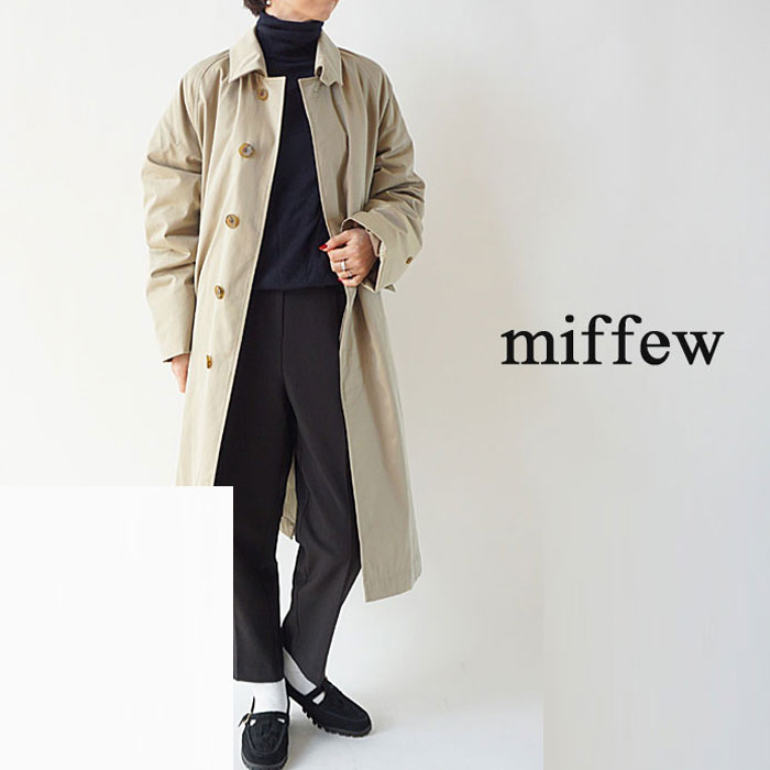 ミフュー コート レディース miffew SINGLE SLEEVE DOWN COAT シングル