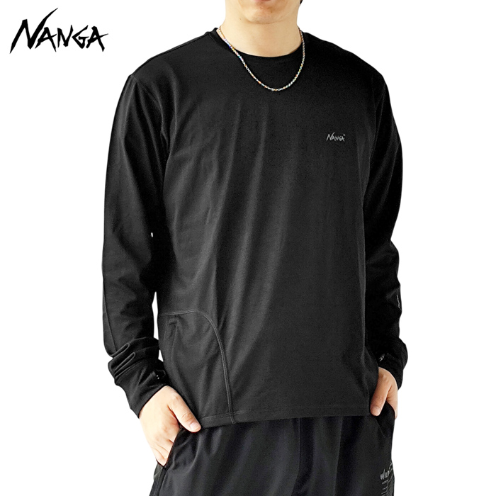 FOX メンズ　長袖ラッシュガード BR【S】新品未使用　タグ付 NANGA（ナンガ） NANGA Tシャツ AirFlex L/S RASH GUARD エア