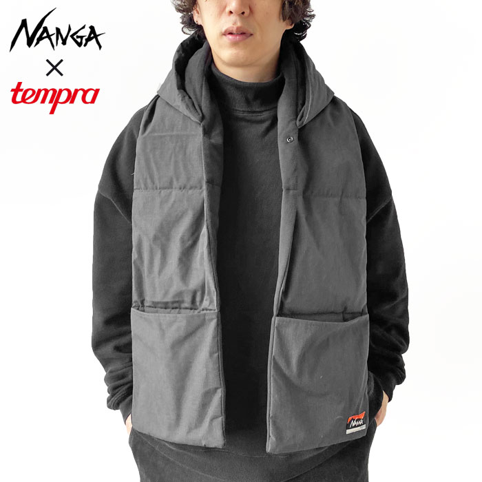 no. ナンバー ダウンマフラー 定価39,600円 NANGA/ナンガ】×TEMPRA HINOC DOWN MUFFLE/フード付きダウン