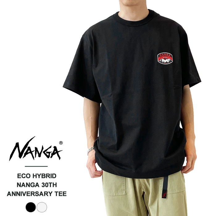 ナンガ Tシャツ メンズ NANGA ECO HYBRID NANGA 30TH ANNIVERSARY TEE 30周年記念 アニバーサリー NW2411-1G030-A  (ゆうパケット対象)｜j-piaplus｜02