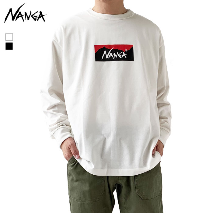 新品25ss NANGAナンガオーバーサイズロンT白L