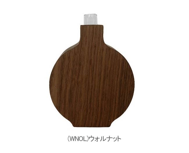 天然木 一輪挿し モニカ 木製 香水瓶シルエット 花器 希望者のみラッピング無料 試験管ガラス Kaki Latree ウォルナット Pl1kak Oaol Wnol ラトレ 雑貨 インテリア オーク