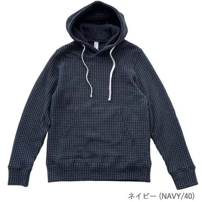 Seagreen シーグリーン メンズ オニワッフル ビッグワッフル フーディー パーカー プルオーバー 長袖 BIG ONI WAFFLE  hoodie (MSEA22S8251-M)