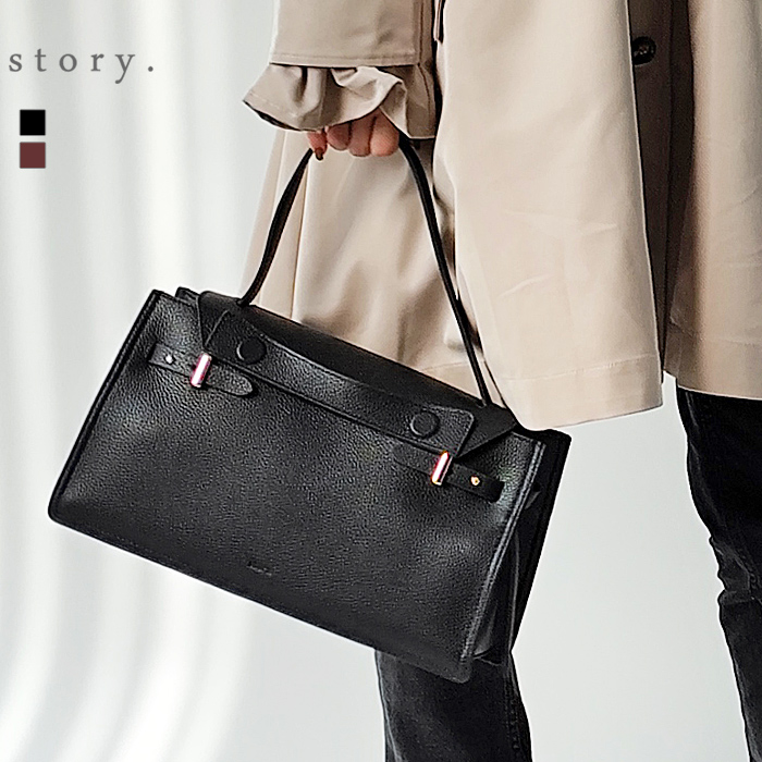 story.（ストーリー） ハンドバッグ TOP HANDLE TOTE M トップハンドル