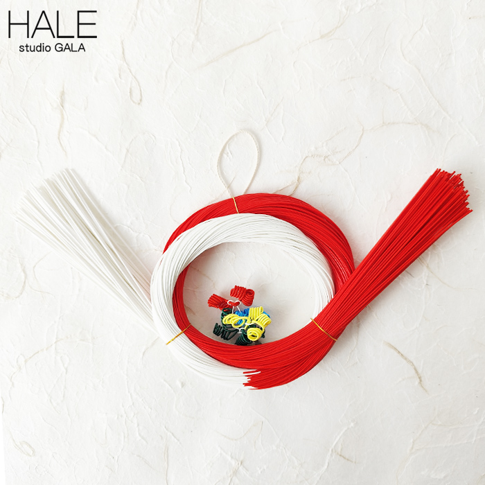 スタジオガラ Studio GALA HALE 5色わらび お正月飾り 紅白 水引