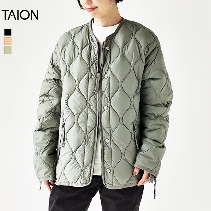TAION（タイオン） ダウン ジャケット ミリタリー M65 ショート ダウン