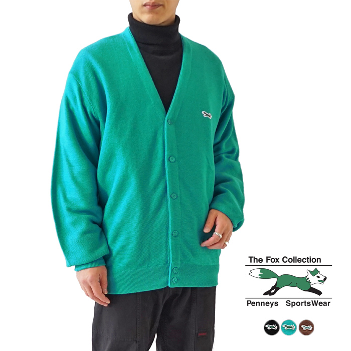 フォックスコレクション ペニーズ ニット カーディガン メンズ レディース The Fox Collection PENNEYS V CARDIGAN  PN23F010 Vネック ガーター編み アクリル : thefoxcollection-pn23f010-mens : ジェイピアプラス - 通販 