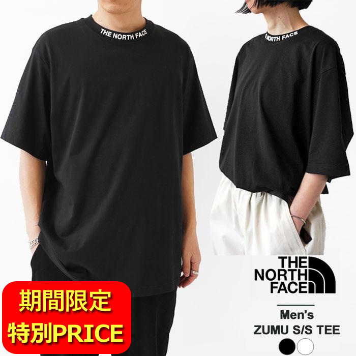 ノースフェイス THE NORTHFACE Tシャツ メンズ Men's ZUMU S/S TEE 首元 ロゴ リブ NF0A87DD 半袖  クルーネック (ゆうパケット対象)