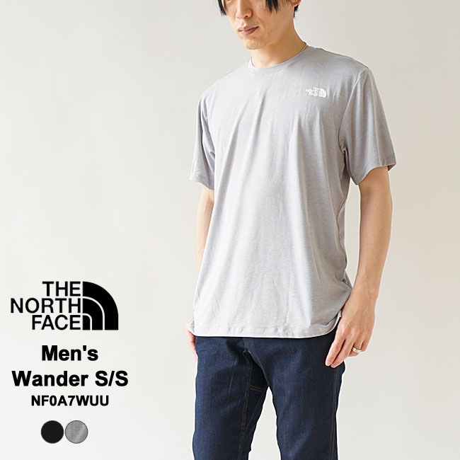 ザ ノースフェイス Tシャツ 半袖 THE NORTH FACE メンズ クルーネック  トップス ロゴ 薄手 速乾性 Men's Wander S/S NF0A7WUU (ゆうパケット対象)｜j-piaplus｜03