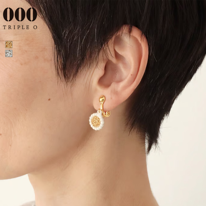 トリプル オゥ ピアス イヤリング レディース TRIPLE O 000 ポルカ