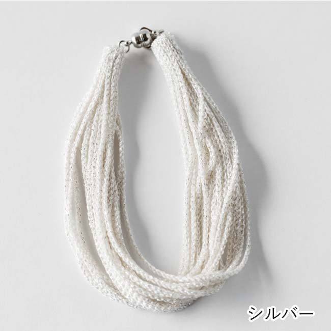 000 TRIPLE O トリプル オゥ ストリーム ラメ ブレスレット レディース ラメ糸 19.5cm マグネット留め (Stream lame bracelet) ST-L003 (ゆうパケット対象)｜j-piaplus｜03