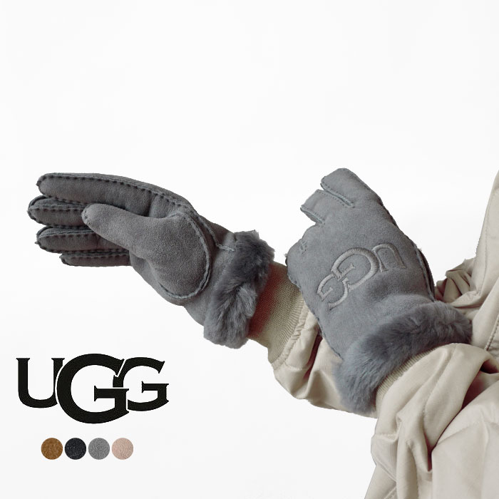 楽天市場】UGG アグ W SHEEPSKIN EMBROIDERED MITTEN 20932 手袋