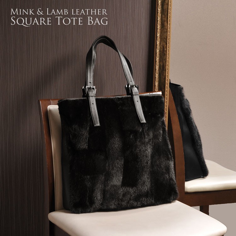 【BARNEYS NEWYORK】ミンクファー バッグ新品　定価25300円‼︎ BARNEYS NEW YORK - 【BARNEYS NEWYORK】ミンクファー バッグ新品 定価