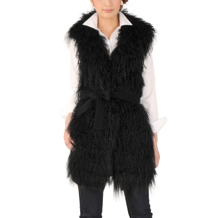 sankyo shokai（三京商会） ［爆買］毛皮/チベットラム＆ニットロング