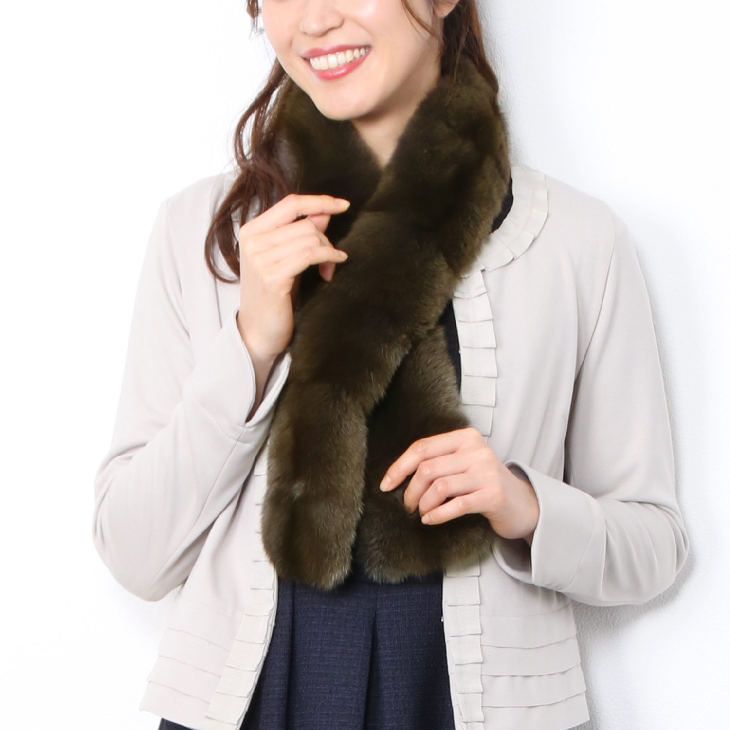 sankyo shokai（三京商会） 毛皮/ロシアン セーブル マフラー : sankyo