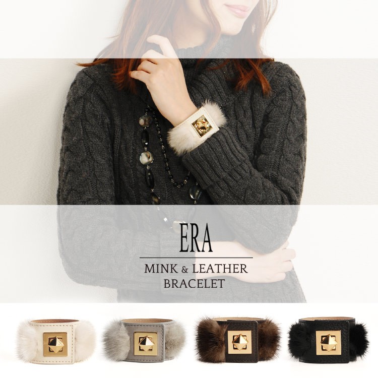 sankyo shokai（三京商会） ［ERA］ ミンク ファー レザー ワイド