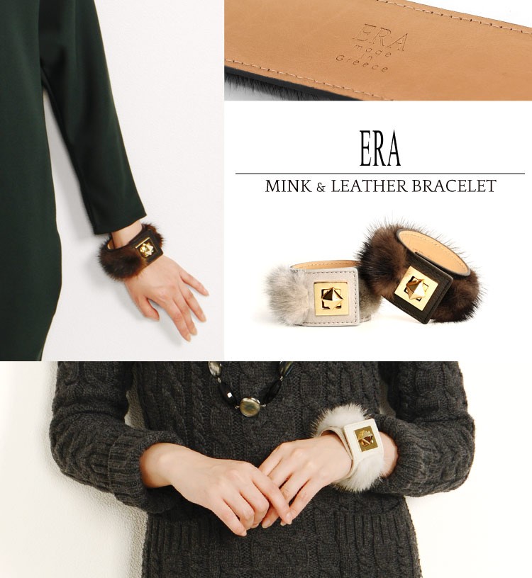 sankyo shokai（三京商会） ［ERA］ ミンク ファー レザー ワイド